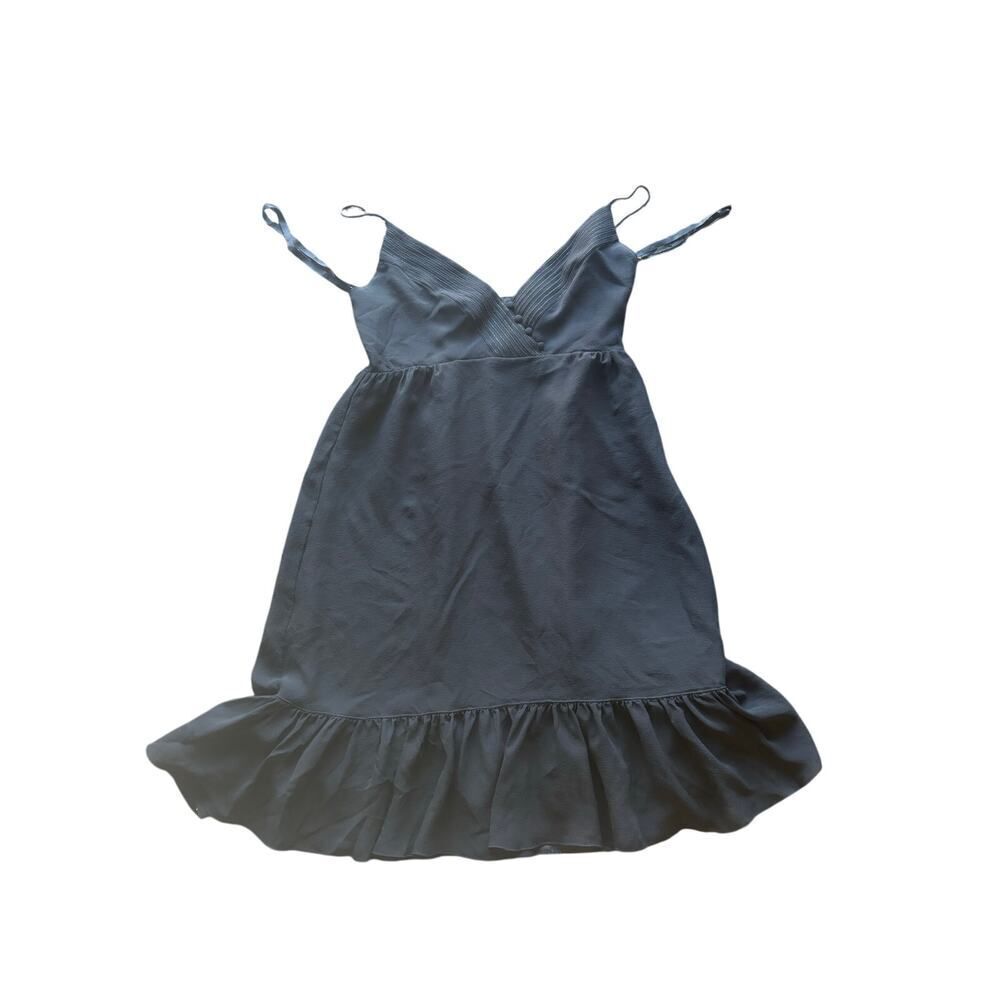 Vivienne Tam black ruffled midi dress, size 1